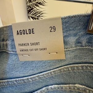 Agolde Parker Vintage cut off shorts in Swapmeet - NWT